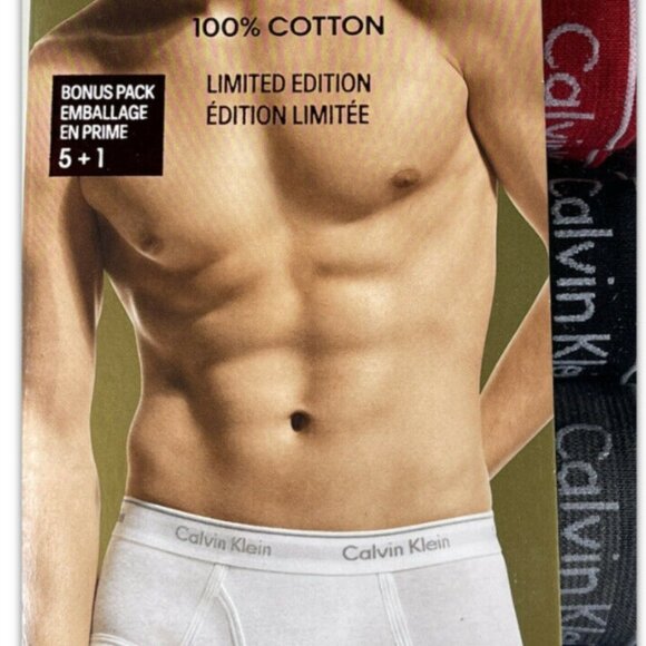Calvin Klein Men's Classics Brief 100% Cotton‎ 6-Pack - Picture 7 of 10